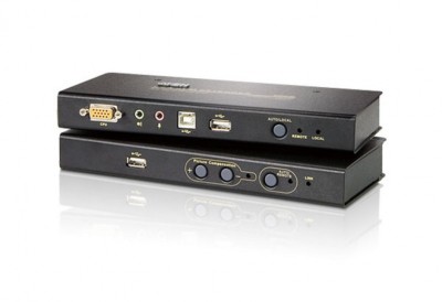 KVM Extender USB VGA/Audio Cat 5 maxim 250m, ATEN CE800B foto