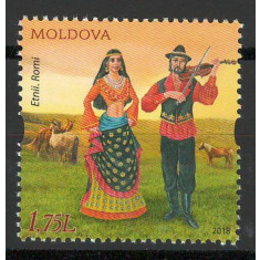 Moldova 2018 Mi 1045 MNH - Etnii din Moldova: romii