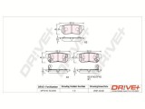 Dr!ve+ DP1010.10.0045 set placute frana,frana disc