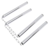 Set doua nunceaguri DEPOX&reg;, Training Helper, de antrenament, otel, 27 cm, argintiu