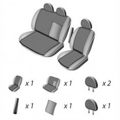 Set huse scaun Mercedes Vito (1+2) 1996-2003 foto