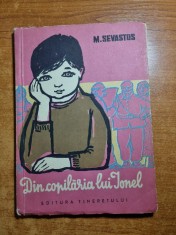 carte pentru copii - din copilaria lui ionel - din anul 1962