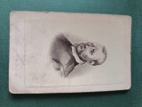 fotografie galerie historique ,dimensiuni 11 cm x 6 cm, anii 1900, ,personalitati, VERSO STAMPILA LAZARUS SI FIUL -OPTICIAN