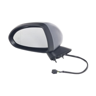Oglinda exterioara Opel Corsa D 07.2006-12.2014, Corsa E 11.2014-, partea stanga View Max crom asferica carcasa prevopsita grunduita reglare electric foto