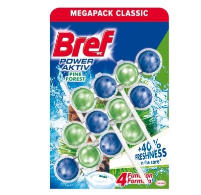 Bref Power Aktiv Odorizant Toaleta Pine 150 g foto