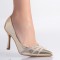 Pantofi dama Aurii din piele ecologica Sadia, 36