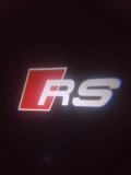 Set 2 Holograme LED Logo Audi RS, Lumini Proiectie Usa, Compatibil A3 A4 A5 A6 A7 A8 Q3 Q5 Q7 R8, 7W CREE
