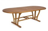 Cumpara ieftin Masa extensibila lemn maro Noemi 240x100x74 cm