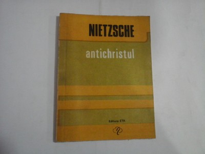 ANTICHRISTUL - NIETZSCHE foto