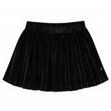 Fusta plisată pentru copii cu lurex, negru, 104