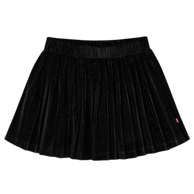 Fusta plisată pentru copii cu lurex, negru, 104 14873 foto