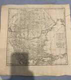 Harta veche Dacia 1752 , anul se vede in poza 4, format mare 40x 40, suta la suta autentica