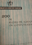 200 DE REGULI DE IGIENA IN GOSPODARIE V. Dumitrescu