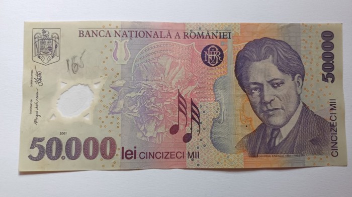 Romania - 50 000 lei 2001(2002)
