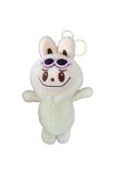 Breloc Figurină De Pluș Labubu, Moale Și Pufoasă, Albă, 18 Cm, Oem