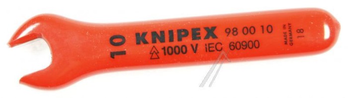 EINMAULSCHL&Uuml;SSEL 10MM VDE ISOLIERT 98 00 10 KNIPEX