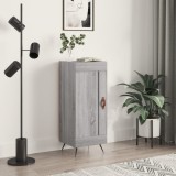 vidaXL Servantă, gri sonoma, 34,5x34x90 cm, lemn compozit
