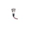 Intrerupator buton SW1 OFF-(ON) fara retinere metal 12mm 12-24V LED albastru
