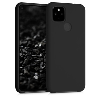 Husa pentru Google Pixel 4a 5G, Silicon, Negru, 53932.01 foto