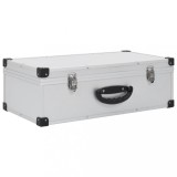 Cumpara ieftin Carcasa pentru 80 CD-uri, aluminiu, ABS, argintiu