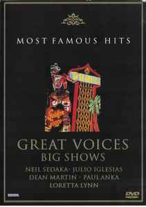 DVD Great Voices Big Shows, original foto