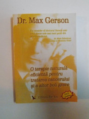 O TERAPIE NATURALA EFICIENTA PENTRU TRATAREA CANCERULUI SI A ALTOR BOLI GRAVE de MAX GERSON, CONTINE CD foto