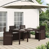 vidaXL Perne de Șezut 4 pcs Gri deschis 47 x 36 x 2 cm Poliester 899972