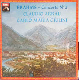 Disc vinil, LP. Concerto No. 2-Brahms, Claudio Arrau, Philharmonia Orchestra, Carlo Maria Giulini, Clasica