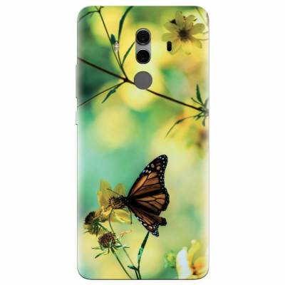 Husa silicon pentru Huawei Mate 10, Butterfly foto