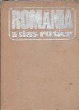 Atlas Rutier Romania 1981 Dragomir Vasile Editura Sport-Turism Carti Colectie Cartonata Format Mare