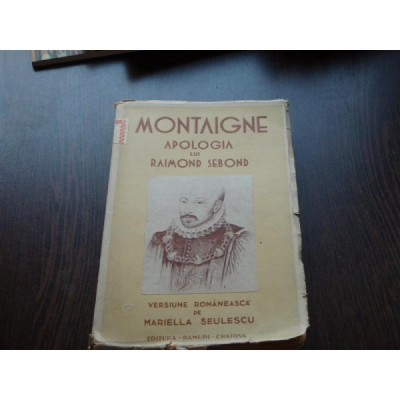 APOLOGIA LUI RAIMOND SEBOND - MONTAIGNE foto