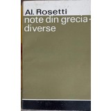 NOTE DIN GRECIA. DIVERSE-AL. ROSETTI-209094