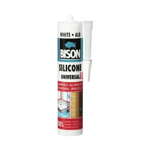 BISON Silicon universal alb 280ml