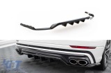 Spoiler Maxton Design potrivit pentru bara spate a Audi SQ8 2019-2023, lac negru Performance AutoTuning