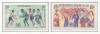 Laos 1971 Mi 307/08 MNH - Anul International Impotriva Discriminarii Rasiale, Nestampilat