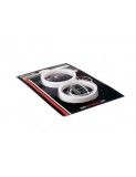 Cumpara ieftin Dungi protectie jante Butzi, Ornament jante Autocolant janta culoare Alb , 4 role 5mm x 1.7m