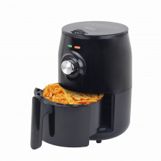 Aparat de gatit cu Aer Fierbinte Airfryer, Friteuza Royalty Line AF 1000, 1000W, 1.8 Litri, Timer, Negru foto