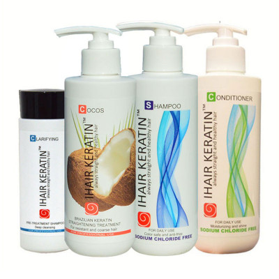 Kit complet tratament keratina Cocos Ihair Keratin 250 ml foto