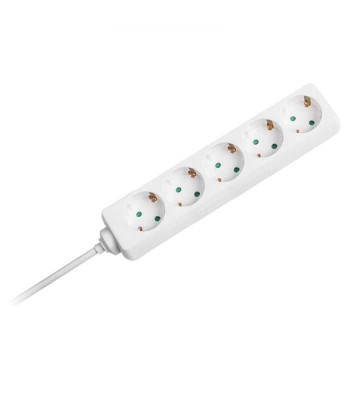 Prelungitor 5 prize 1.5m 3G1.5mm2 alb V-TAC SKU-8758 foto