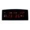 Ceas birou afisaj led rosu, calendar, alarma, format am/pm, caixing