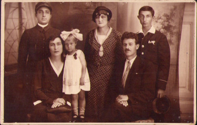 HST P1251 Poză familie studio Ghiser Chișinău Basarabia foto