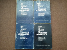 Tratat De Statistica Matematica - Ghe.Mihoc , V.Craiu -4 VOLUME--RF17/4 foto