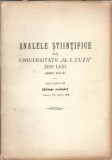 Cumpara ieftin Analele stiintifice ale Universitatii Al. I. Cuza din Iasi - Tomul VI, anul 1960