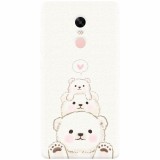 Husa silicon pentru Xiaomi Redmi Note 4, Family Bear