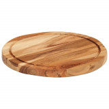 Cumpara ieftin Tocător, &Oslash;30x2,5 cm, lemn masiv de acacia