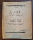 Carte rară interbelică &ndash; D. Gusti și Școala Sociologică dela București (1937), Institutul Social Rom&acirc;n