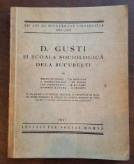 Carte rară interbelică &ndash; D. Gusti și Școala Sociologică dela București (1937), Institutul Social Rom&acirc;n