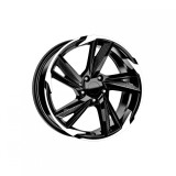 Set jante auto Kormetal R18 8J ET45 negru+diamond cut 5x108
