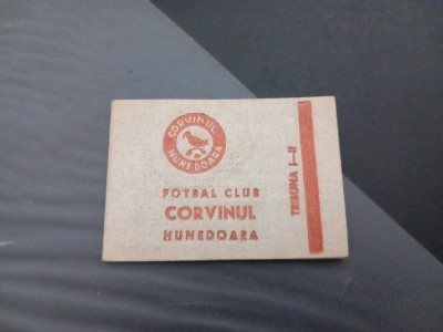 Abonament Corvinul Hd, 1992 foto