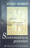 Cumpara ieftin Sistematica poeziei - 1998 - Eugen Negrici ($E58)